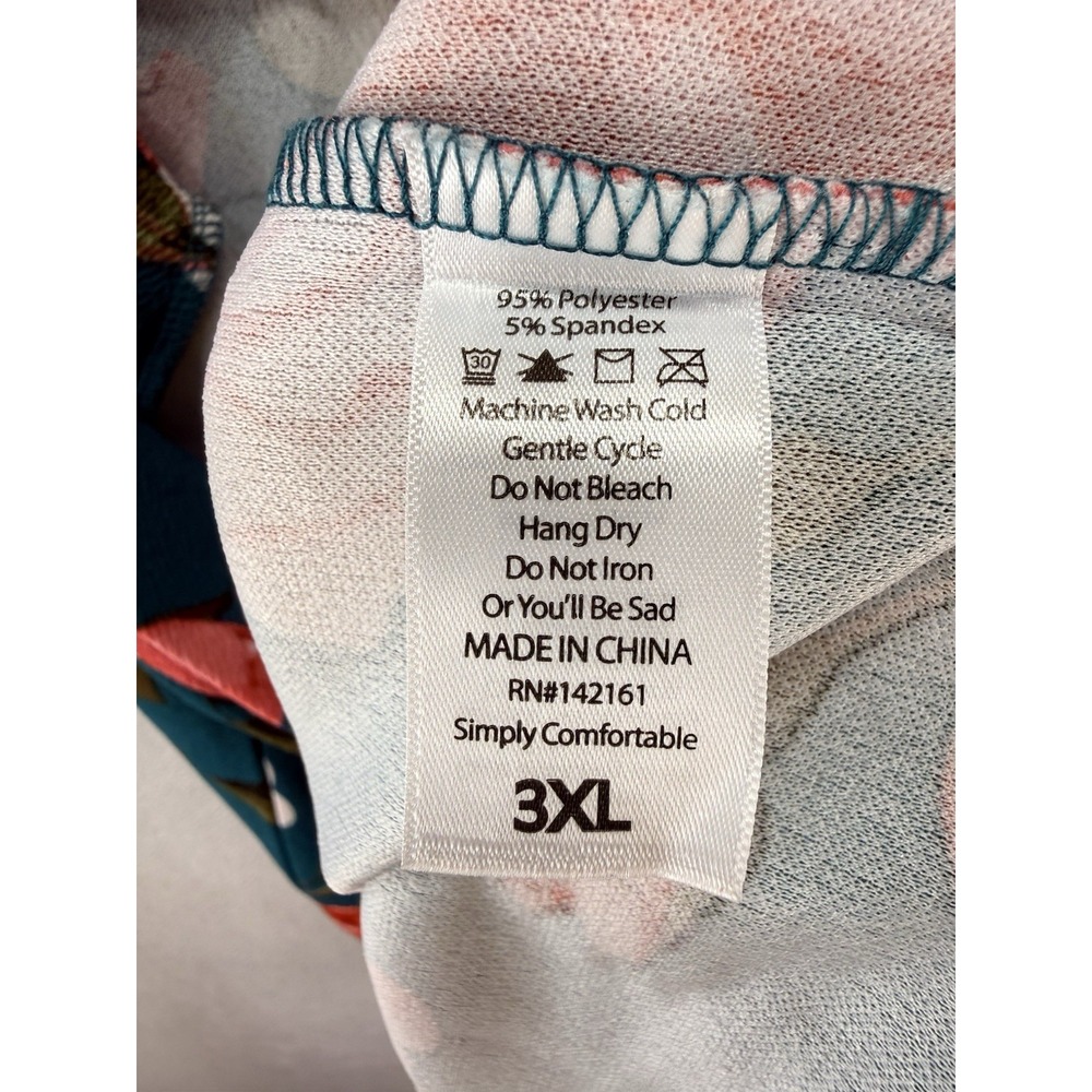 LuLaRoe‎ Women's Plus Sz 3XL Cassie Floral Business Stretch Casual Pencil Skirt - Picture 7 of 8